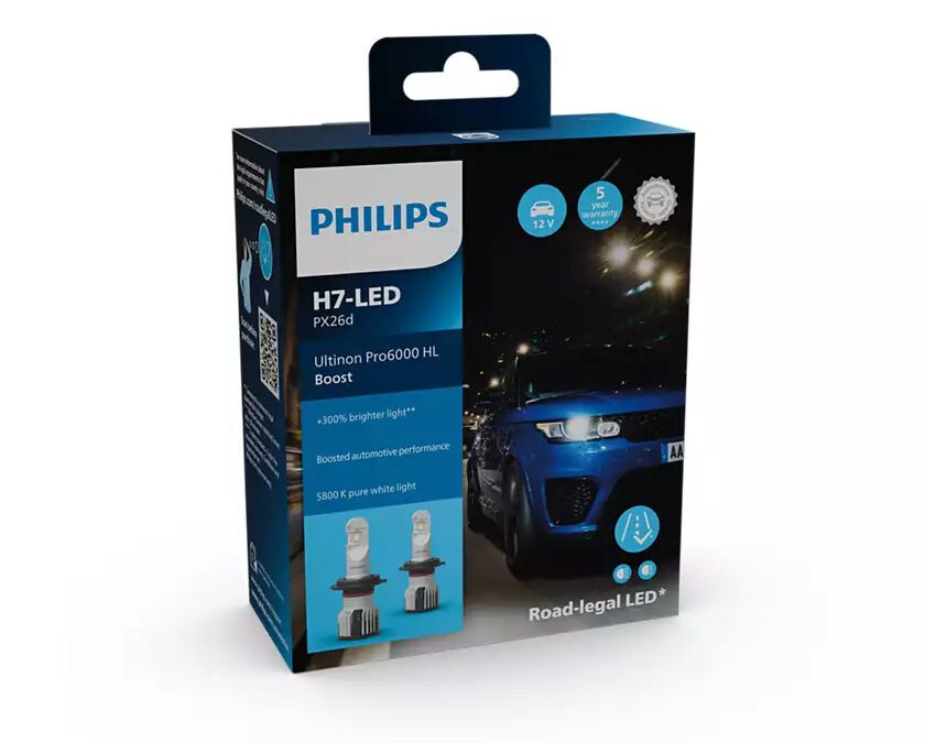 La nueva gama Philips Ultinon Pro6000 Boost: lámparas LED Retrofit homologadas