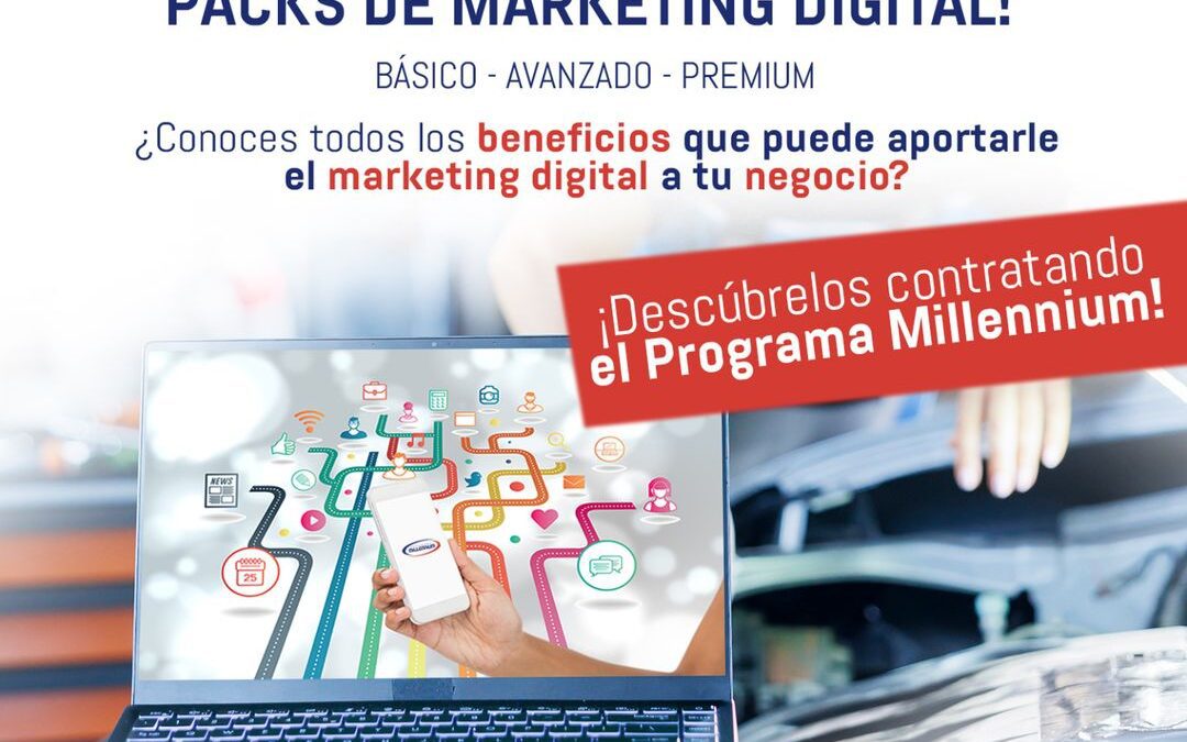 Vemare propone al taller mejorar su visibilidad y ventas online con sus Packs de Marketing Digital