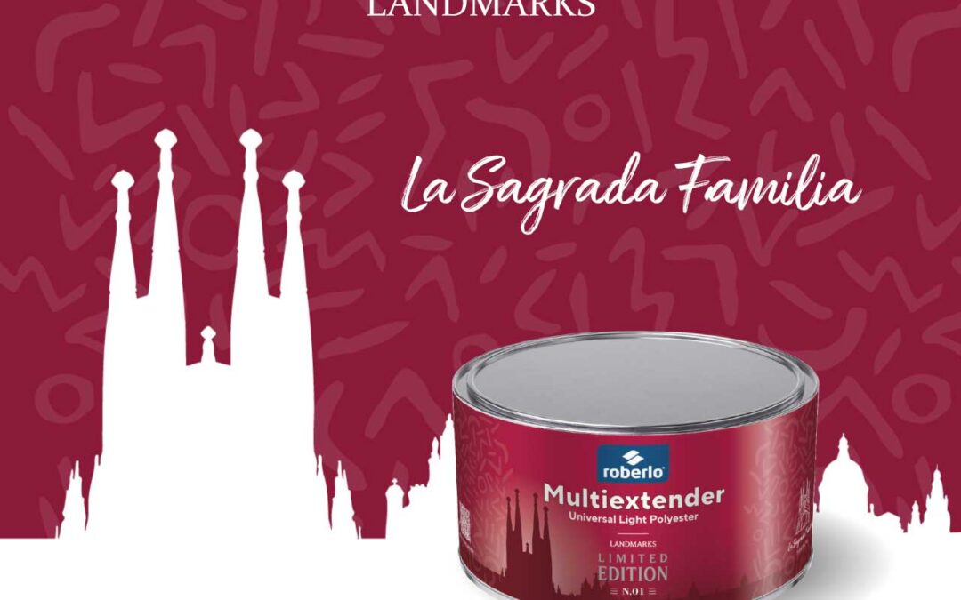 Roberlo lanza Landmarks: edición limitada de la masilla Multiextender inspirada en la Sagrada Familia